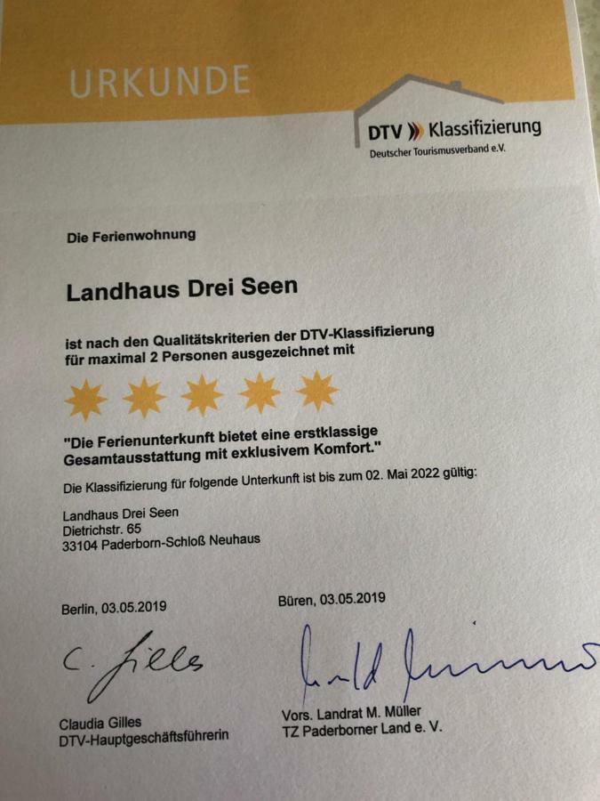 Landhaus Drei Seen 파더본 외부 사진